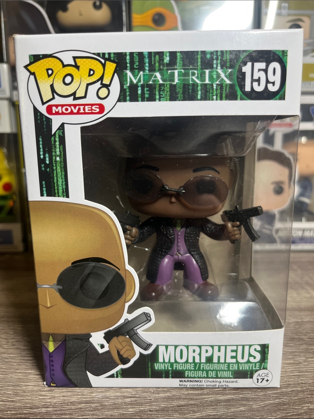 Funko Pop! Movies Morpheus Figure - Purple & Black